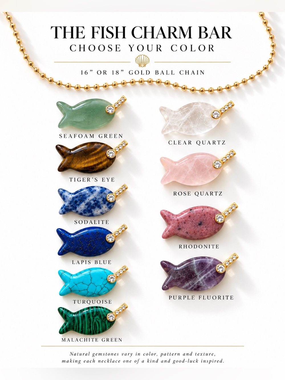 🎣 GONE FISHING! 🐟💎 THE CUSTOM FISH CHARM BAR | DESIGN YOUR OWN NECKLACE✨✨